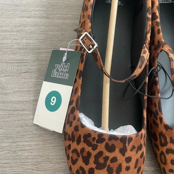 NWT!! Wild Fable Leopard Print Flats - Picture 4 of 5